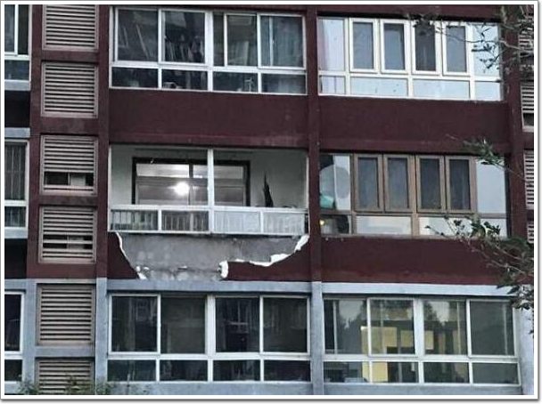 通州大風刮掉外窗外墻，建筑質量堪憂