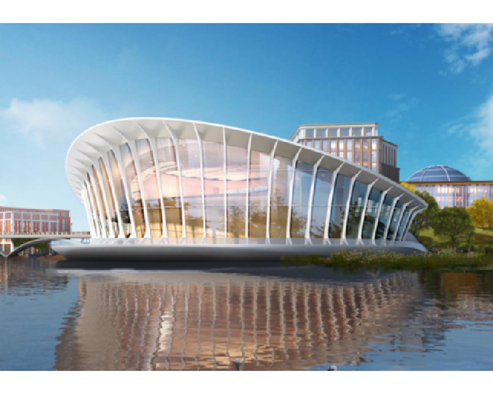 華為上海青浦研發生產基地精制鋼螃蟹爪變量鋼柱方案圖 - 西創系統(圖3) 華為上海青浦研發生產基地精制鋼螃蟹爪變量鋼柱方案圖 - 西創系統(圖3)