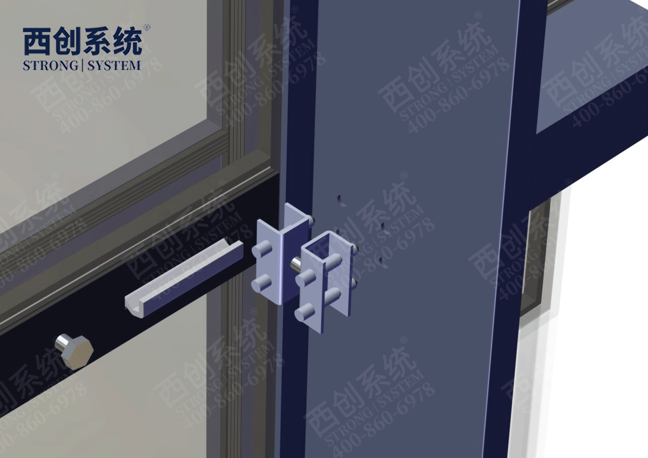 江西新能源科技綜合樓冷彎精制鋼玻璃幕墻系統 —— 西創系統(圖12)